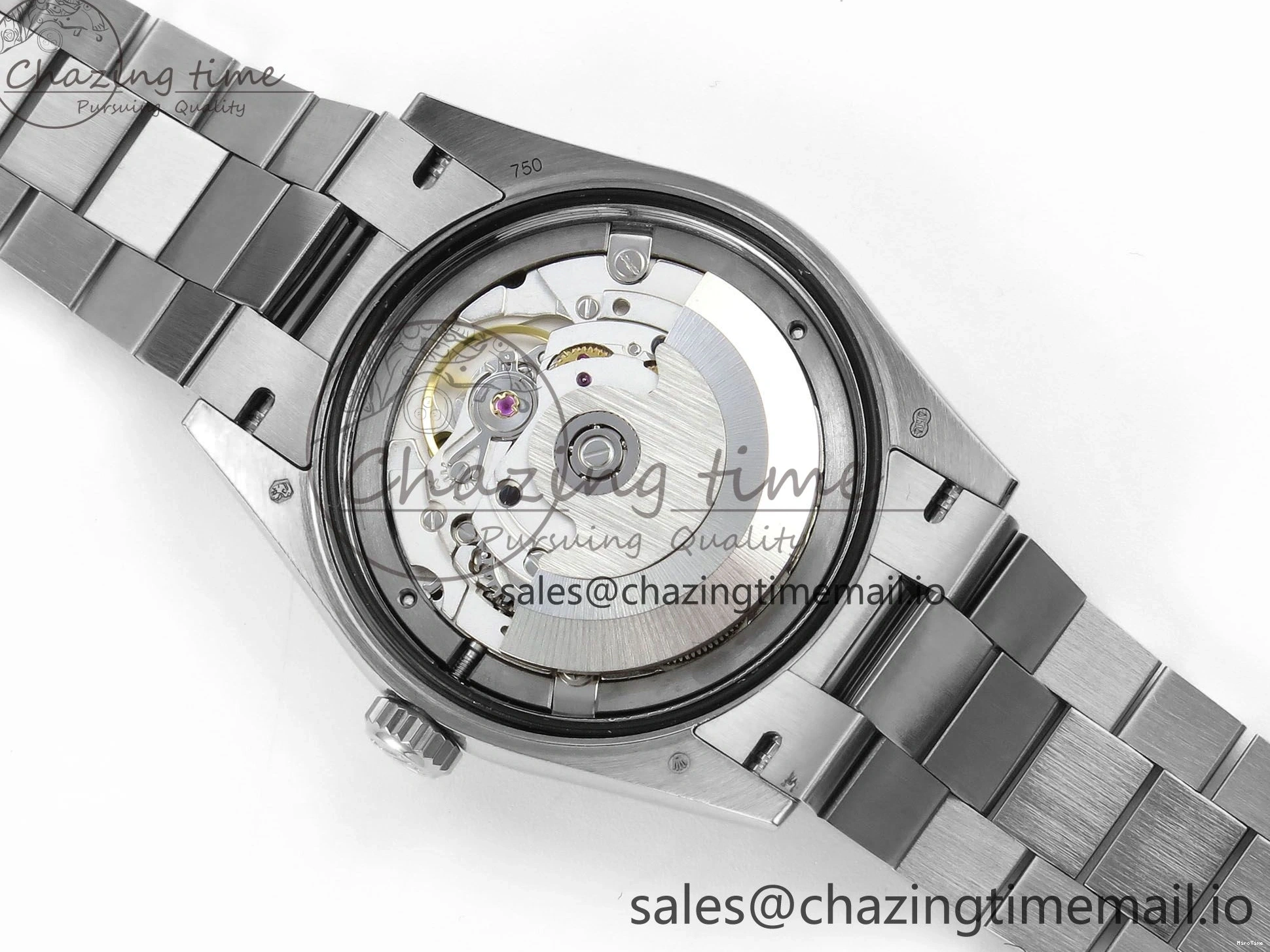 MiroTime 0404 Day Date 36 YG 128236 KF 1:1 Best Edition Ice Blue Crystal Dial on President Bracelet A2836 (Gain Weight) Modern 500